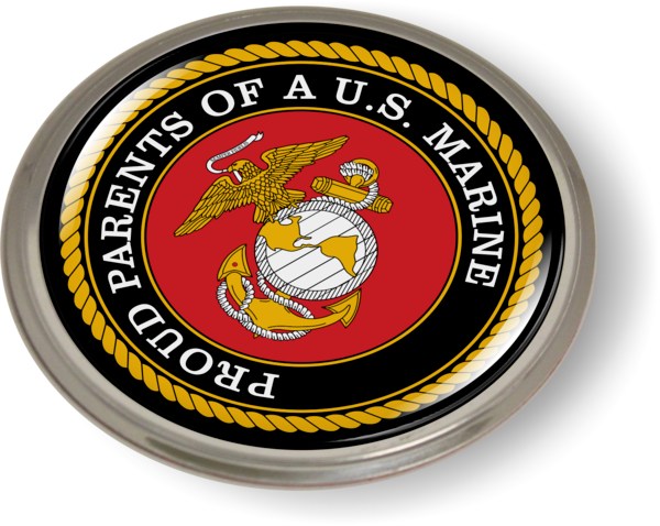 Proud Parents Of a U.S. Marine Emblem